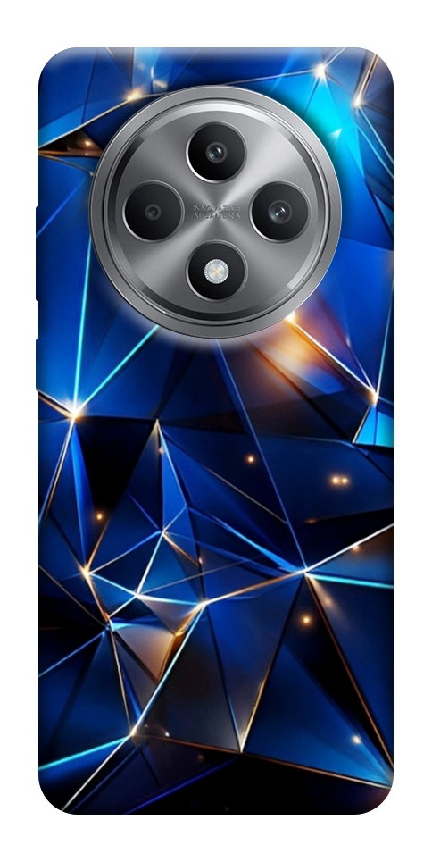 Чехол Abstract purple pattern для Oppo Reno 12 F 4G