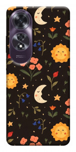 Чехол Полевые цветы для Oppo A60 4G
