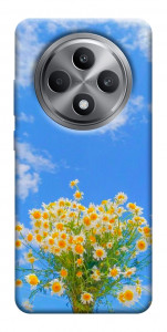 Чехол Sky flowers для Oppo Reno 12 F 4G