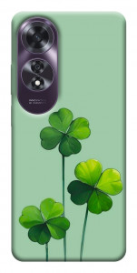 Чехол Lucky clover для Oppo A60 4G