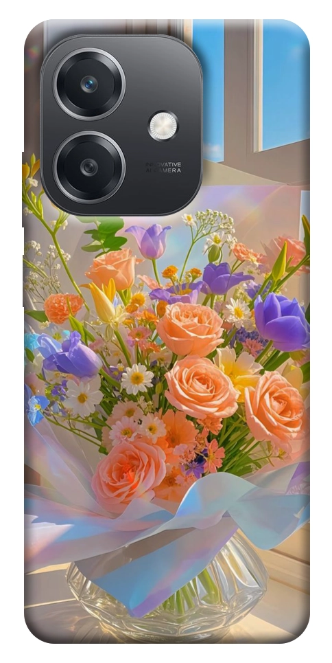 Чехол Яркий букет для Oppo A40m