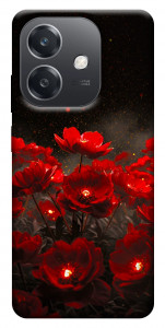 Чехол Burning flowers для Oppo A40m