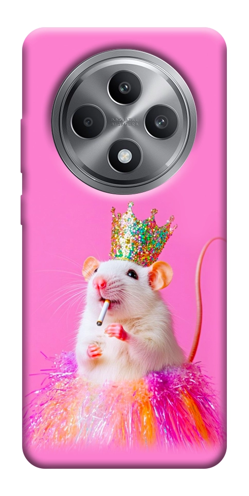 Чехол Гламурная крыса для Oppo Reno 12 F 4G