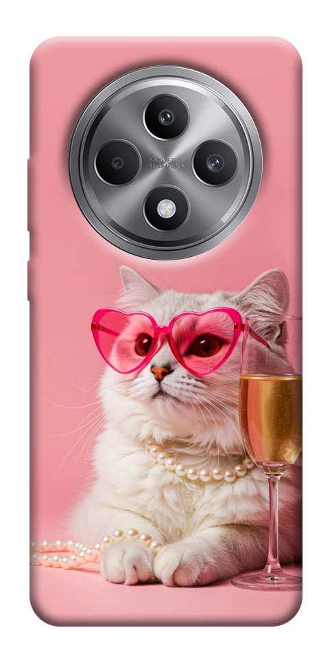 Чехол Pinky cat для Oppo Reno 12 F 4G