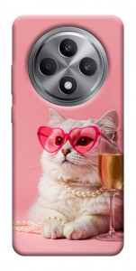 Чехол Pinky cat для Oppo Reno 12 F 4G