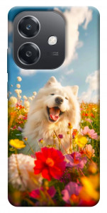 Чехол Happy dog in flowers для Oppo A40m