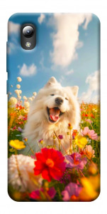 Чохол Happy dog in flowers для ZTE Blade A3 (2019)