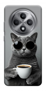 Чехол Grey cat coffee для Oppo Reno 12 F 4G