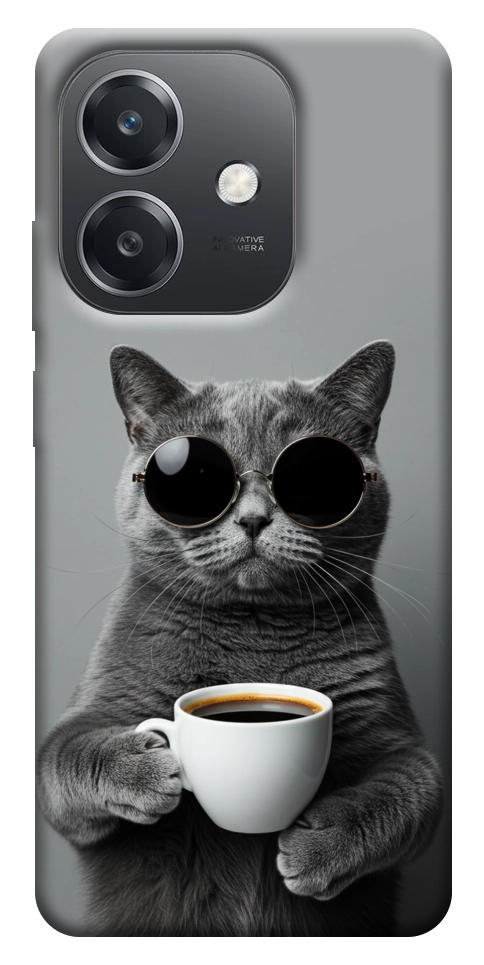 Чехол Grey cat coffee для Oppo A40m