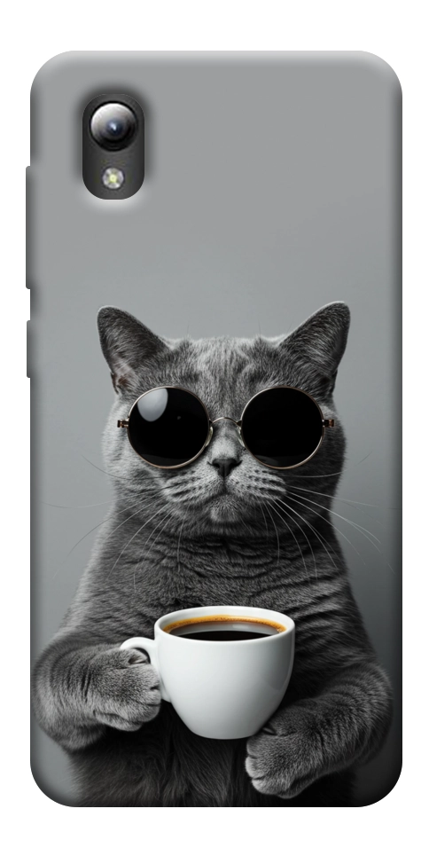 Чохол Grey cat coffee для ZTE Blade A3 (2019)