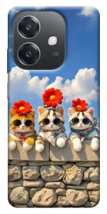 Чехол Flower cats для Oppo A40m