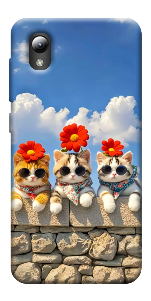 Чохол Flower cats для ZTE Blade A3 (2019)