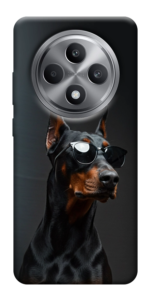 Чехол Cool doberman для Oppo Reno 12 F 4G