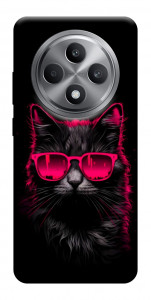 Чехол Cyberpunk cat для Oppo Reno 12 F 4G