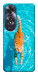 Чохол Cat swimming для Oppo A60 4G
