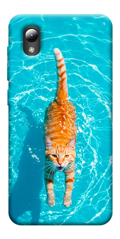 Чохол Cat swimming для ZTE Blade A3 (2019)
