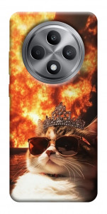 Чехол Cat explosion для Oppo Reno 12 F 4G