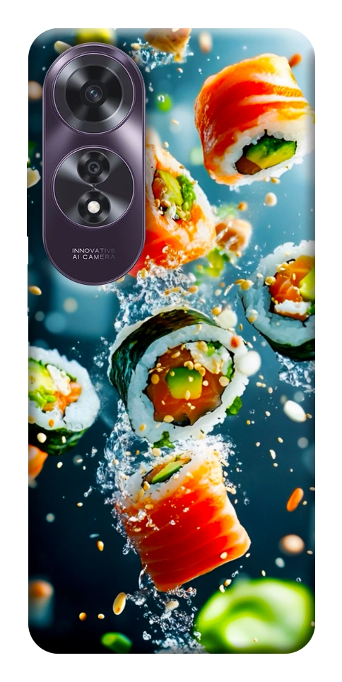 Чехол Sushi falling для Oppo A60 4G
