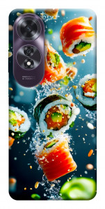 Чехол Sushi falling для Oppo A60 4G