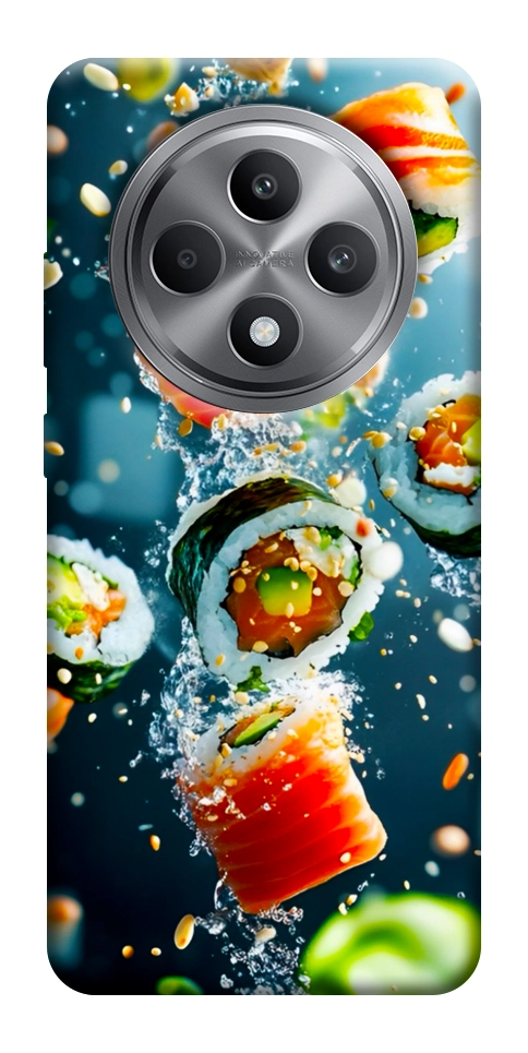 Чехол Sushi falling для Oppo Reno 12 F 4G