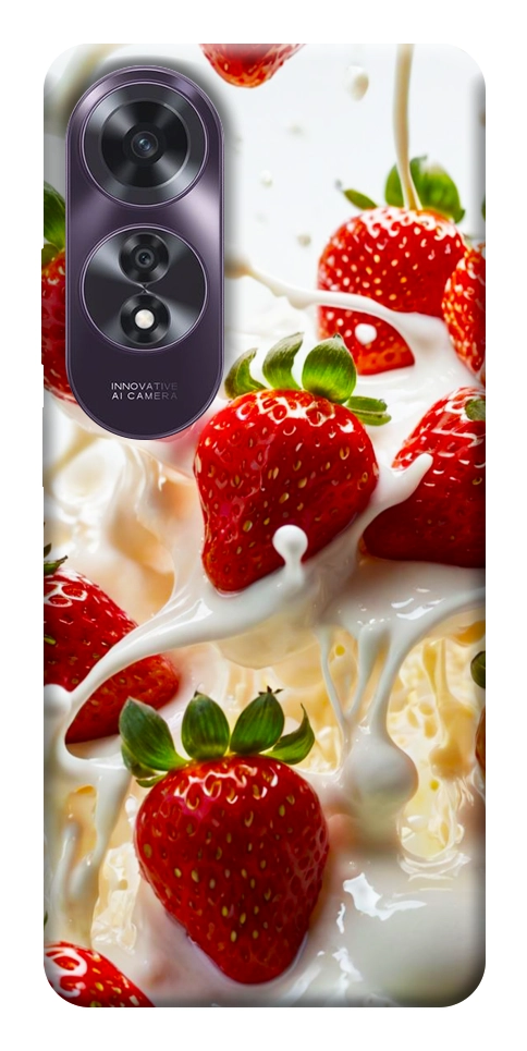 Чехол Strawberry and cream для Oppo A60 4G