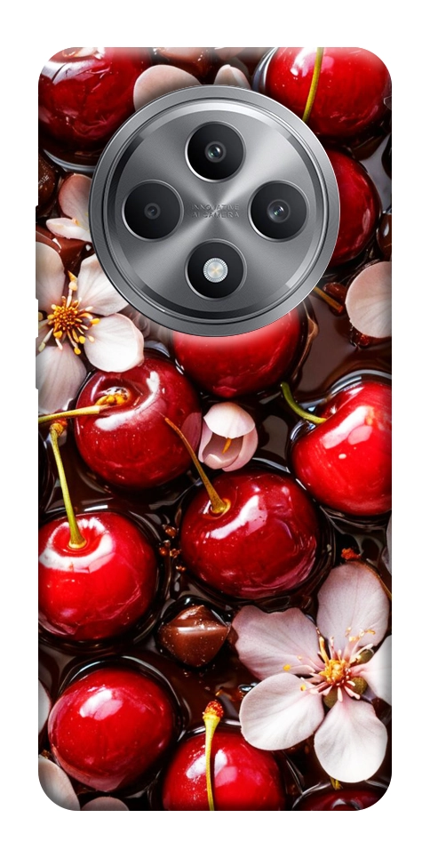 Чехол Черешня для Oppo Reno 12 F 4G
