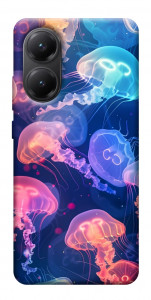 Чехол Neon jellyfishes для Xiaomi Poco X7 Pro