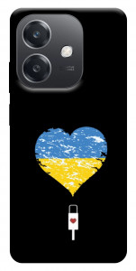 Чехол З Україною в серці для Oppo A40m