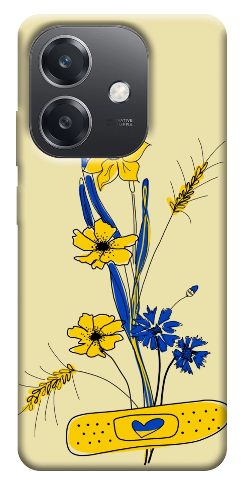 Чехол Українські квіточки для Oppo A40m