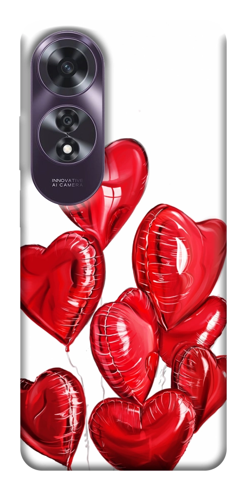 Чехол Heart balloons для Oppo A60 4G