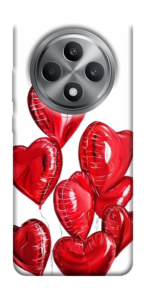 Чехол Heart balloons для Oppo Reno 12 F 4G
