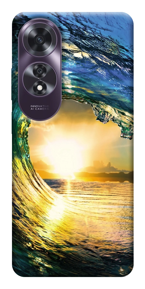 Чехол Закрученная волна для Oppo A60 4G