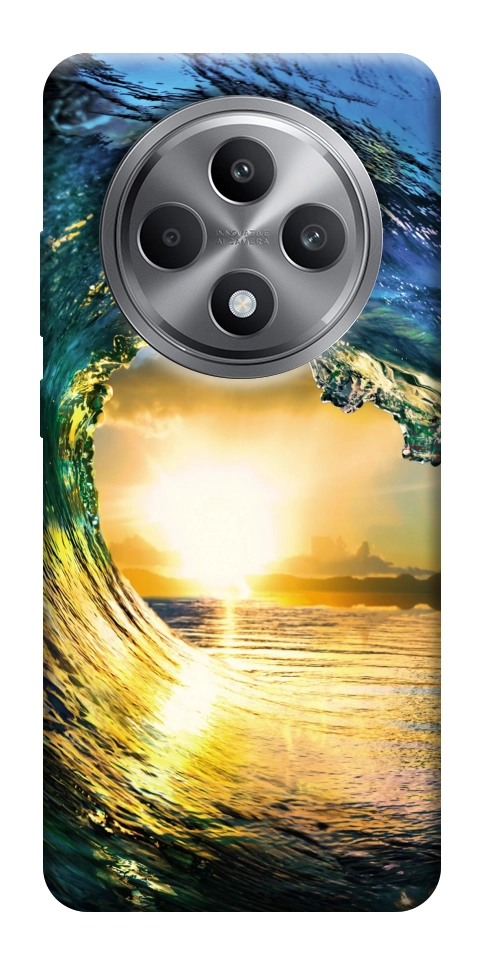 Чехол Закрученная волна для Oppo Reno 12 F 4G