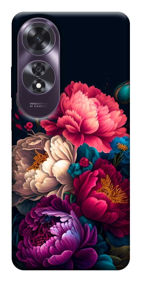 Чехол Букет цветов для Oppo A60 4G