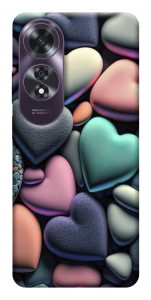 Чехол Каменные сердца для Oppo A60 4G