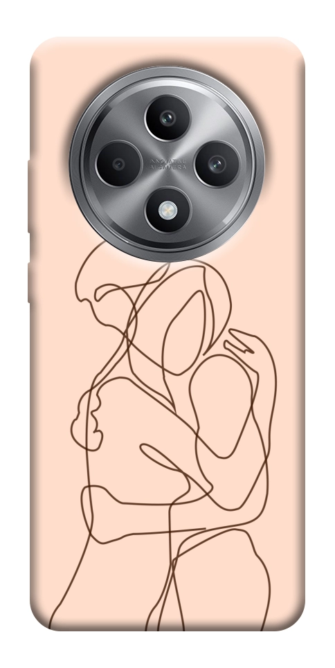 Чехол Couple line для Oppo Reno 12 F 4G