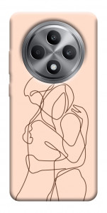 Чехол Couple line для Oppo Reno 12 F 4G
