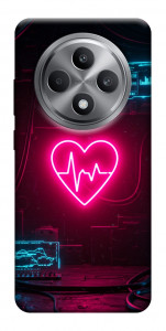 Чехол Neon heart для Oppo Reno 12 F 4G