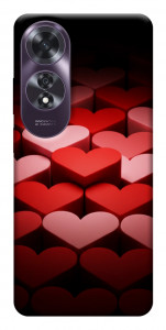 Чехол Hearts pattern для Oppo A60 4G