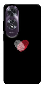 Чехол Fingerprint heart для Oppo A60 4G