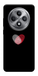 Чехол Fingerprint heart для Oppo Reno 12 F 4G