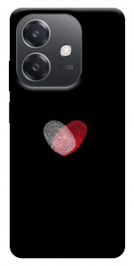 Чехол Fingerprint heart для Oppo A40m