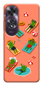 Чехол Summer frogs для Oppo A60 4G