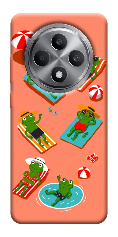 Чехол Summer frogs для Oppo Reno 12 F 4G