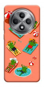 Чехол Summer frogs для Oppo Reno 12 F 4G