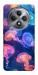 Чехол Neon jellyfishes для Oppo Reno 12 F 4G