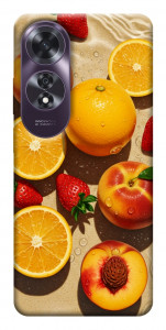 Чехол Яркие фрукты для Oppo A60 4G
