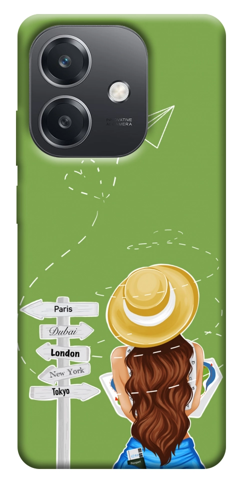 Чехол Travel girl для Oppo A40m