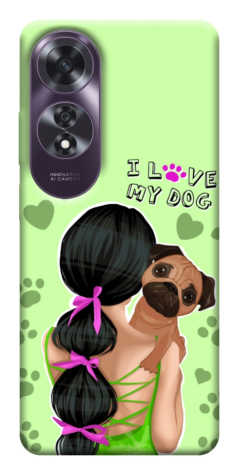 Чохол Love my dog для Oppo A60 4G