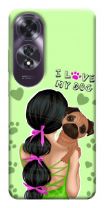 Чохол Love my dog для Oppo A60 4G